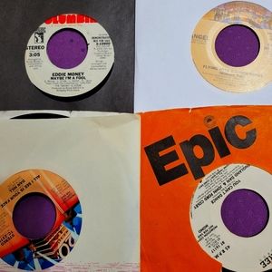 Lot of 6 45's in good condition, see pics!!